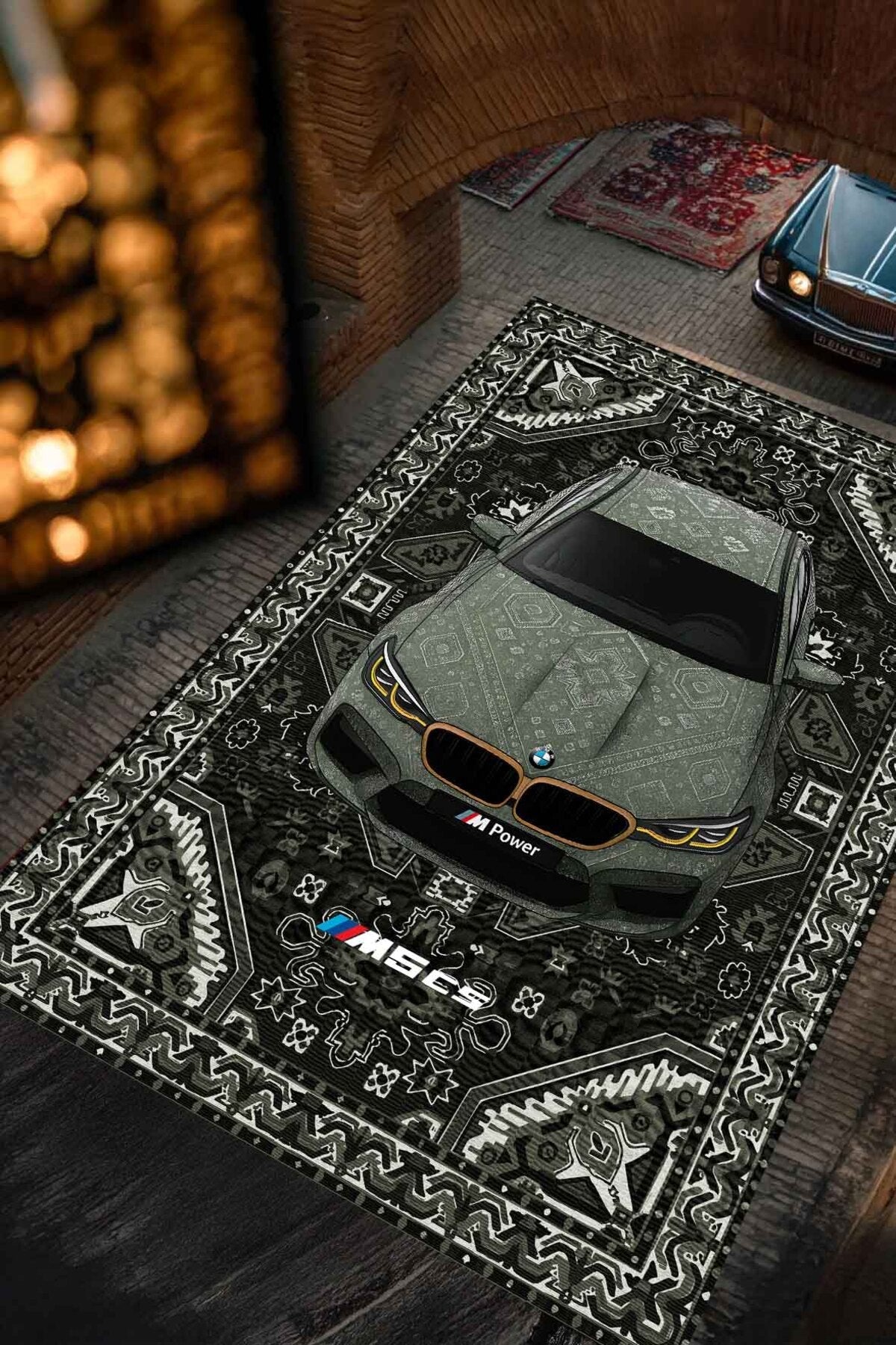 BMW M5 CS Motif Halı - Formart
