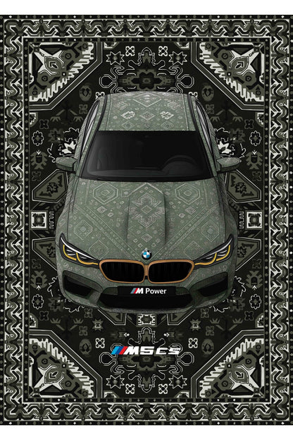 BMW M5 CS Motif Halı - Formart