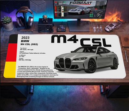 M4 CSL (G82) Mousepad (70x30cm)